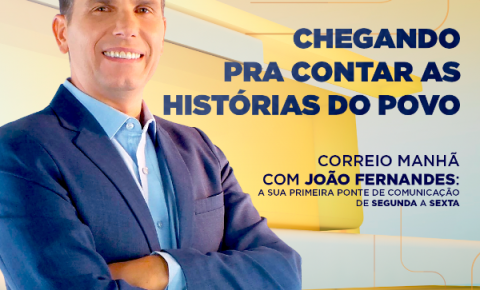 Conheça João Fernandes, novo apresentador do Correio Manhã, da TV Correio